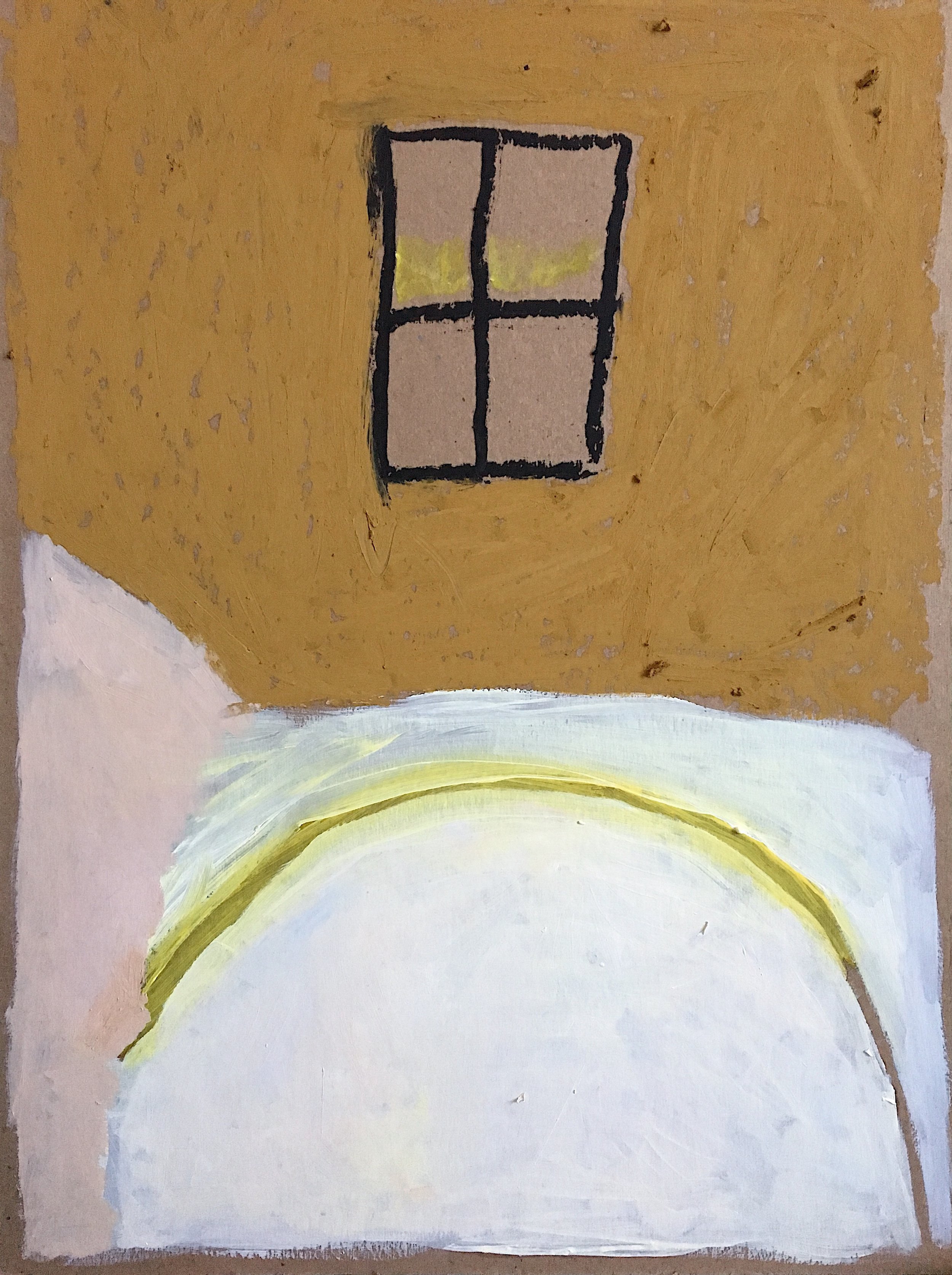  untitled window   oil on binder’s board   15.5” x 20” 