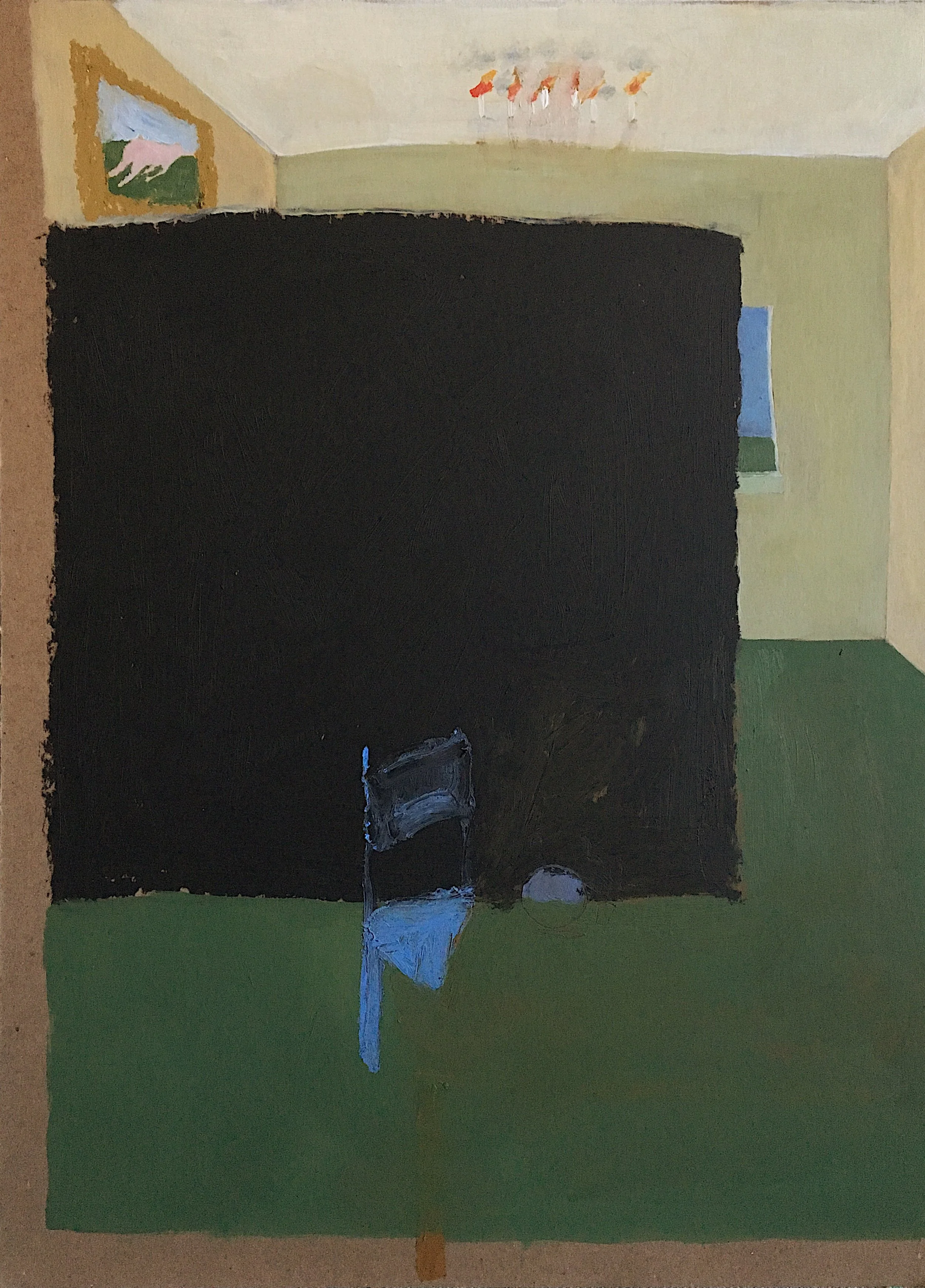  another room  15.5” x  20”  oil on binder’s board 