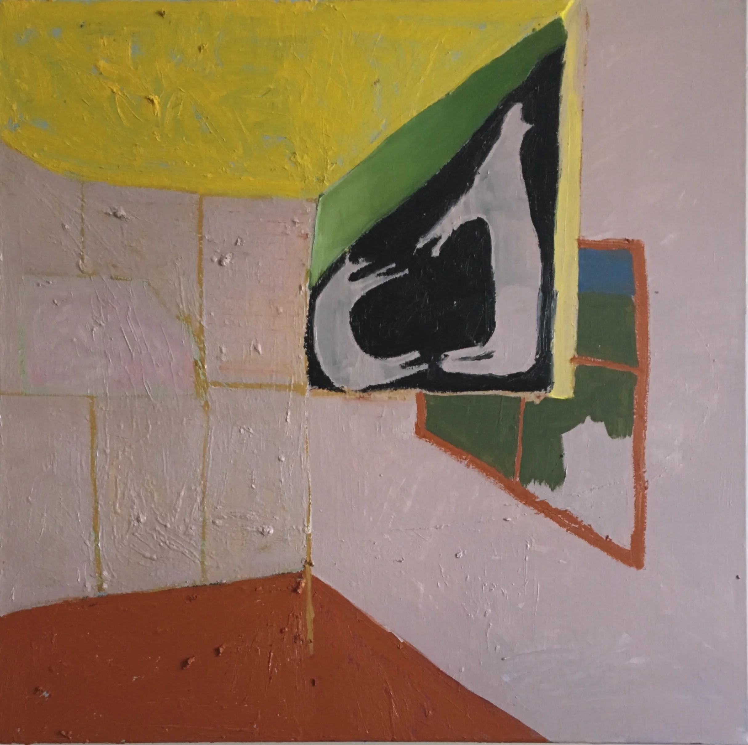  pink room  oil on canvas  24”x24” 