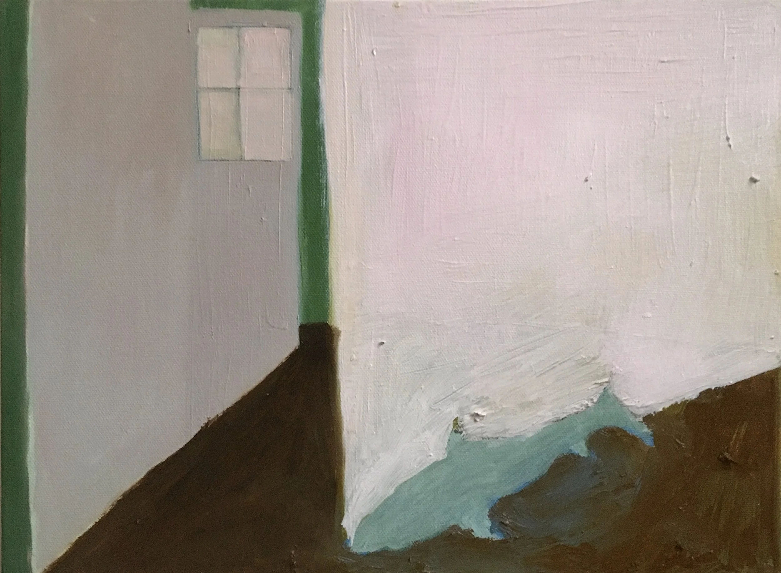  pink room  oil on canvas  11”x16” 