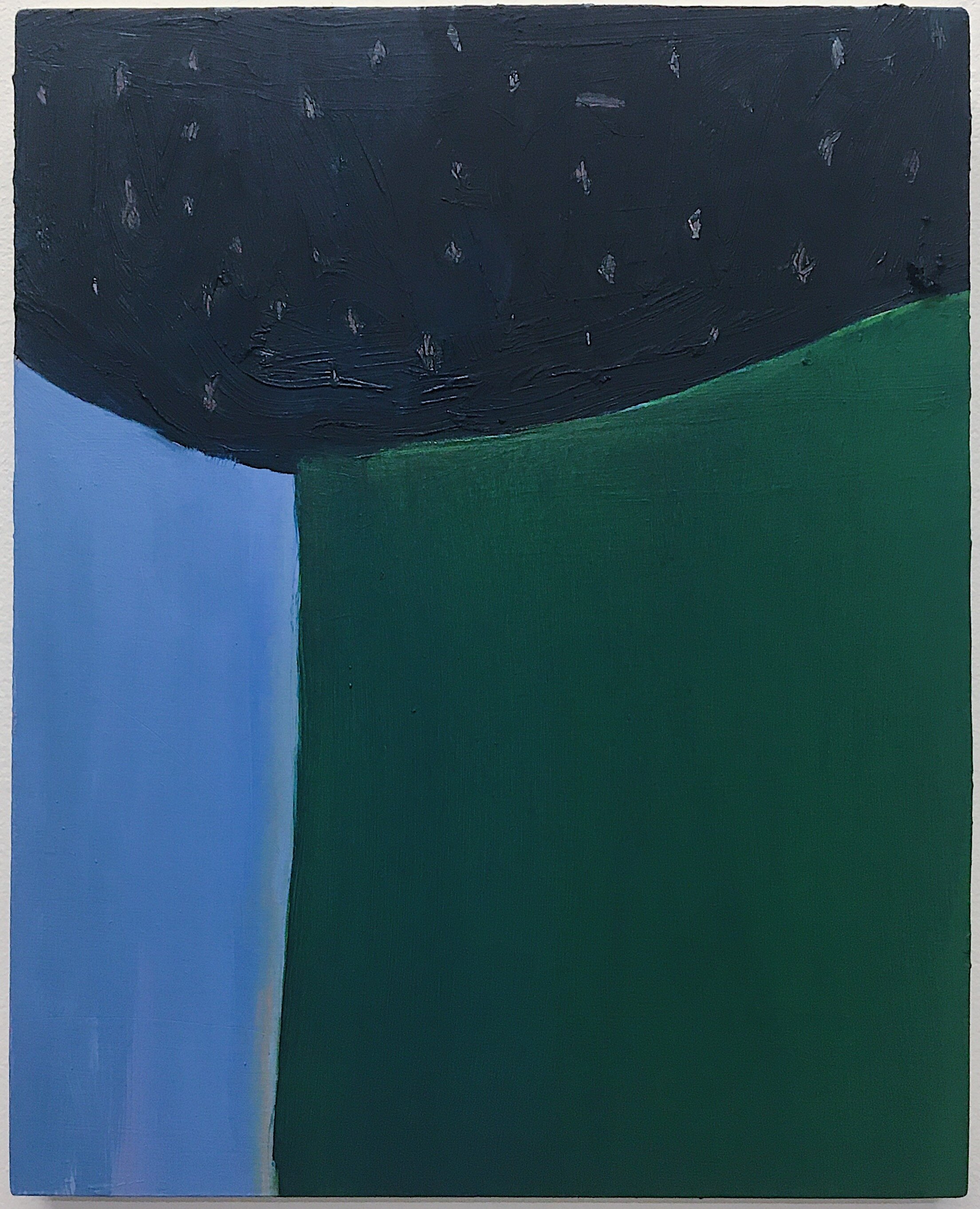  the sky wanted alone time but I asked it to be there for me anyways  oil on panel  8”x10” 