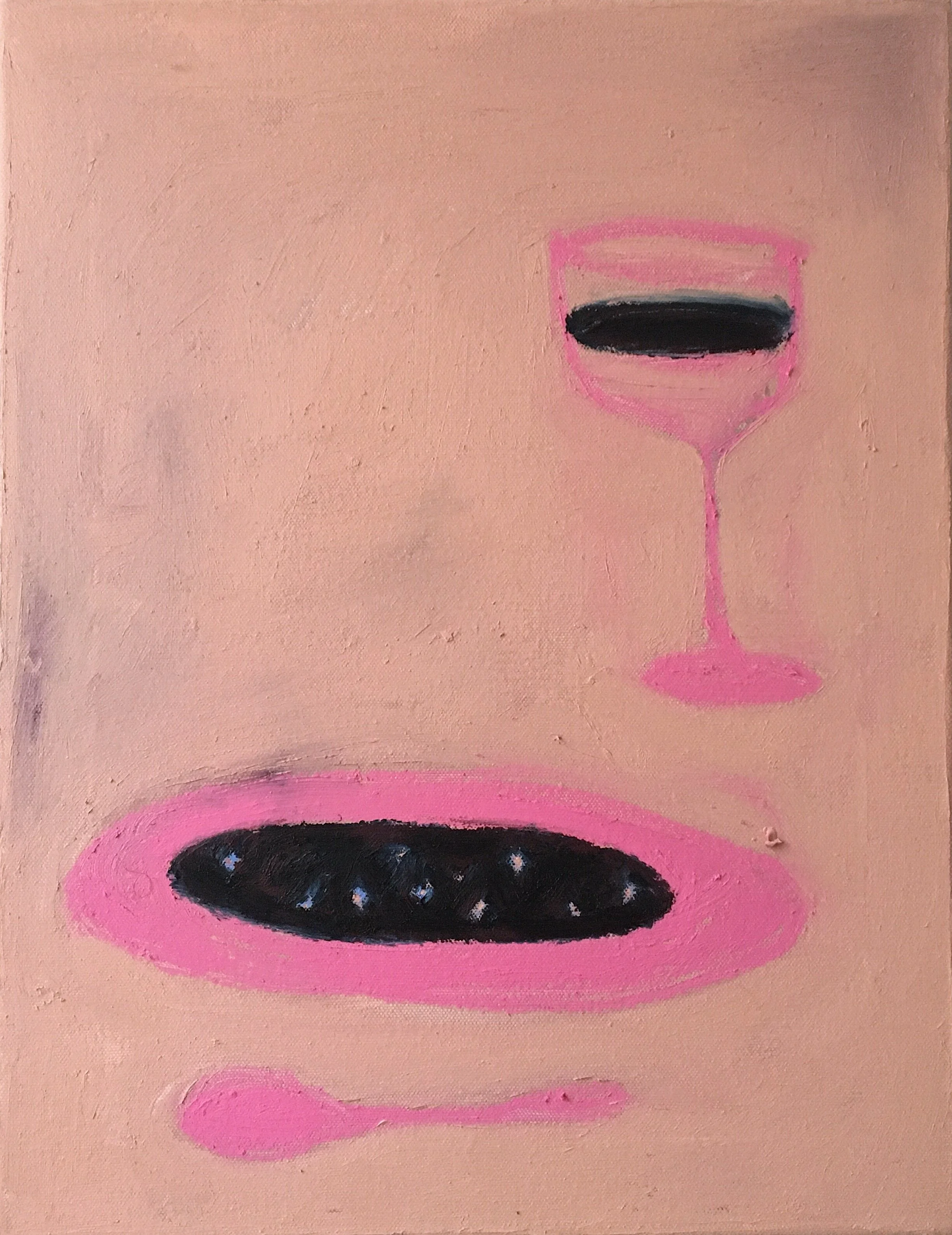  forever for supper   oil on canvas  18”x14” 