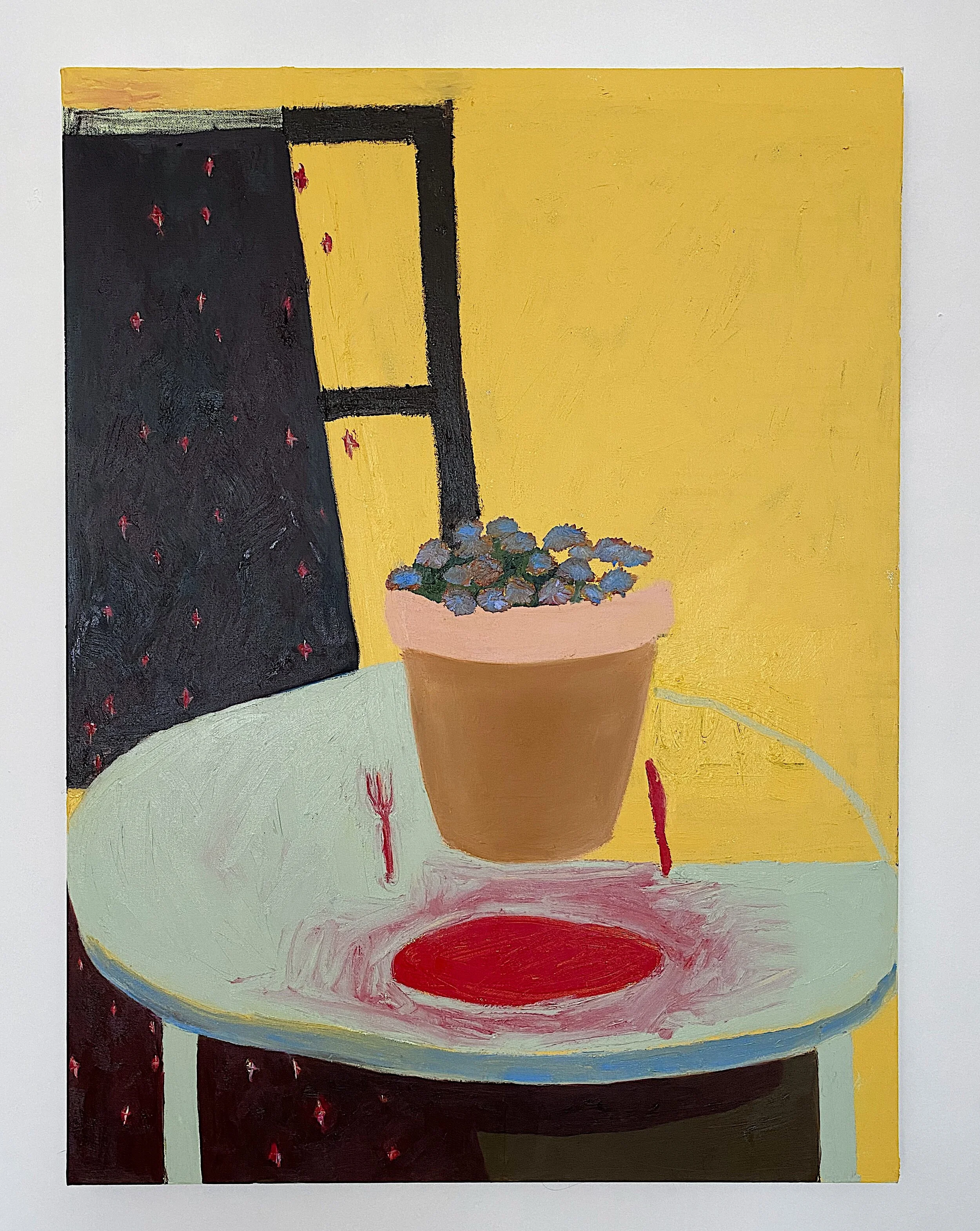  great year for the mums  oil on canvas  40”x30” 