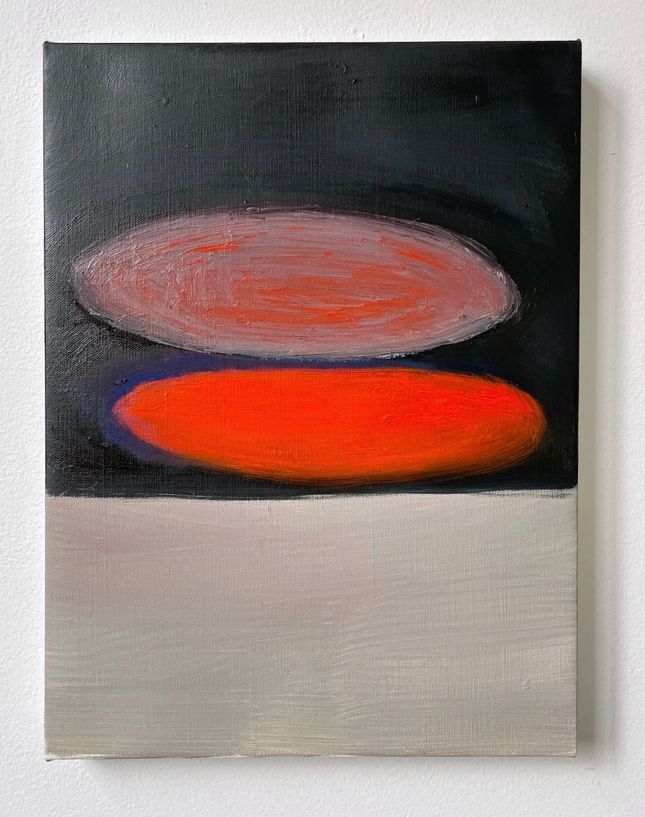  almost always pt. 2,  oil on linen, 14”x11” 