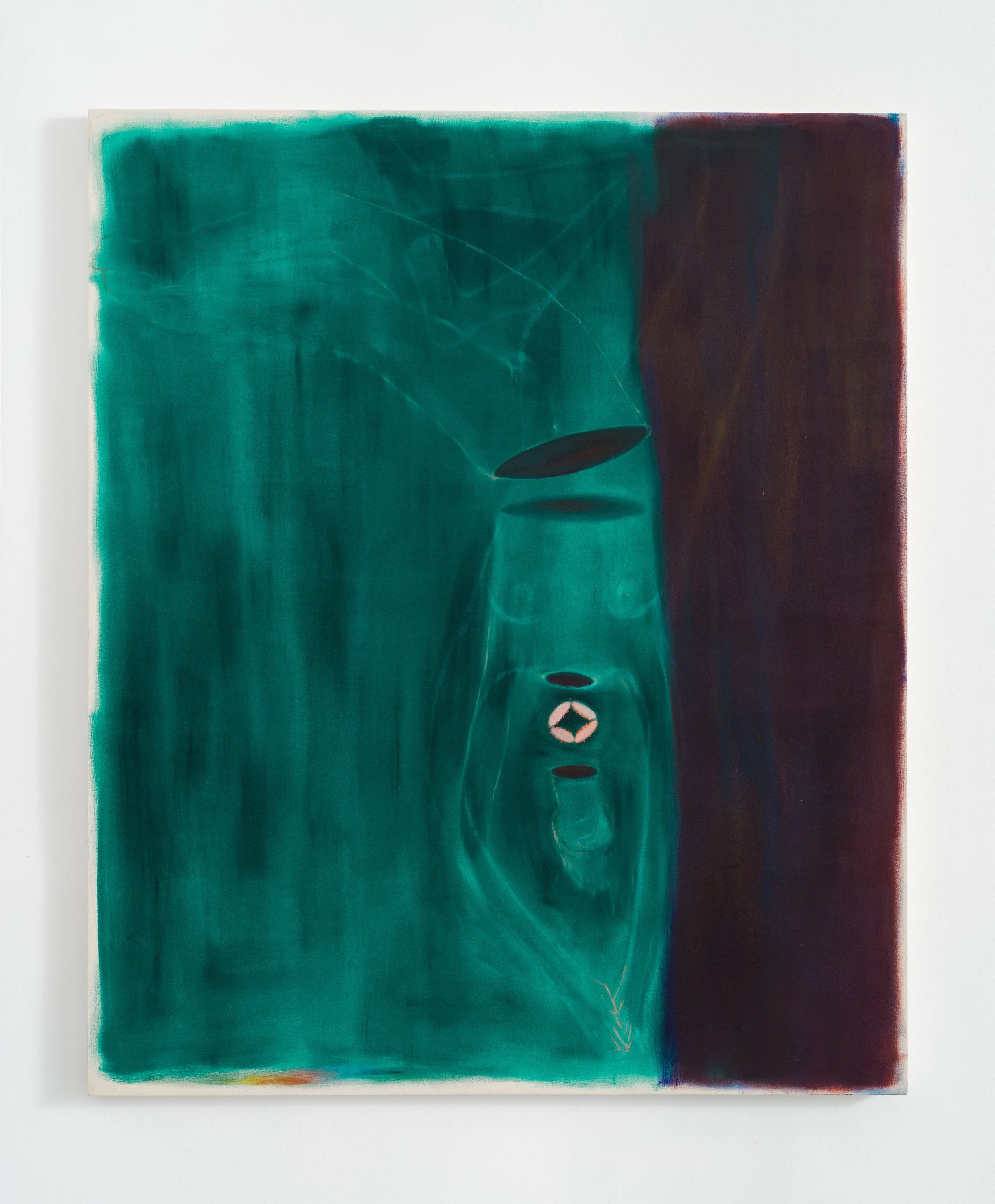  Dawn diver  oil on canvas  72”x 60”  image courtesy of Lauren Powell Projects 