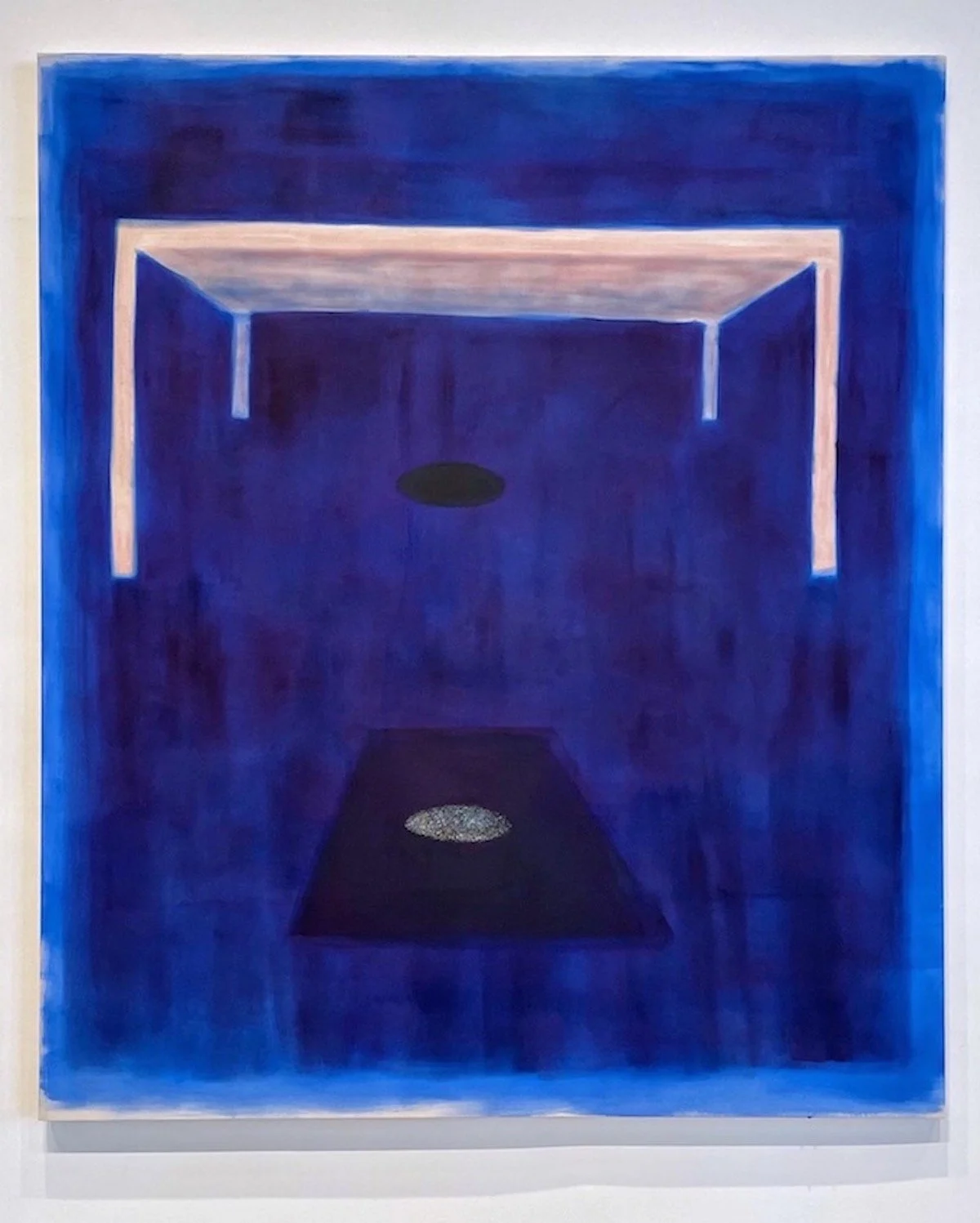  All that room beneath the table  oil on canvas  84”x72” 