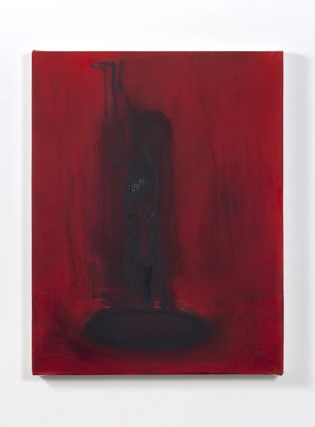  Tentatively the acrobat  oil on linen  18”x 14” 