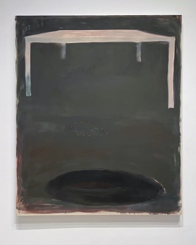  One through twelve all the way down   oil on canvas  72”x 60” 