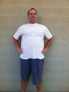 BEFORE PICTURE: Bill came to me a year ago with an exercise routine that included occasional hiking. 