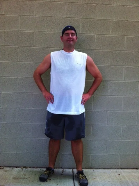 AFTER PICTURE: lost 30 lbs!! A combination of a personalized training program, accountablity and support, Bill was able to lose the weight he'd been trying to lose for years!