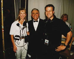 Producing the Ohio Lottery 25th anniversary show with my Associate Producer and Jamie Farr
