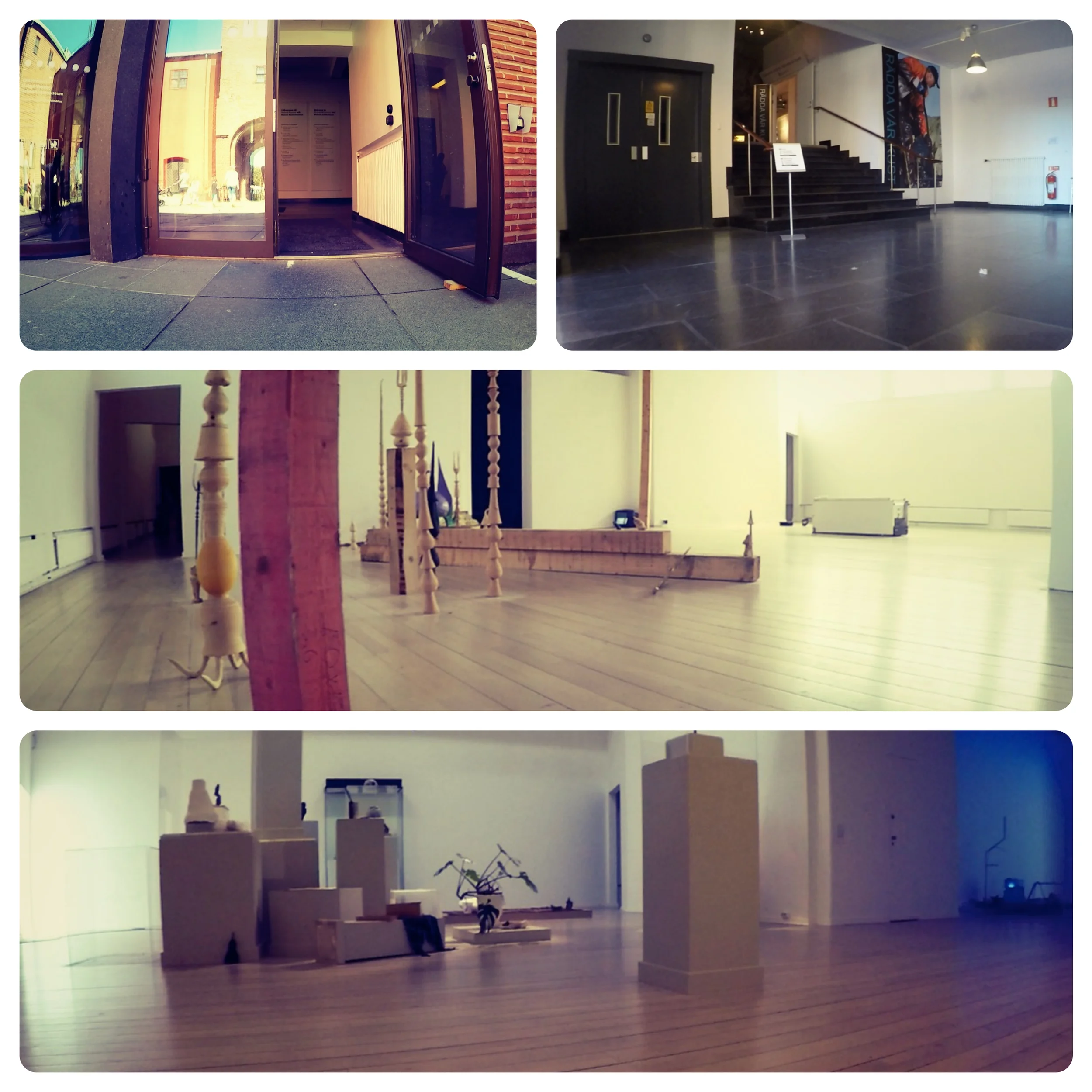 Automatic doors, spacious exhibition halls, elevators and wheelchair-friendly toilet.