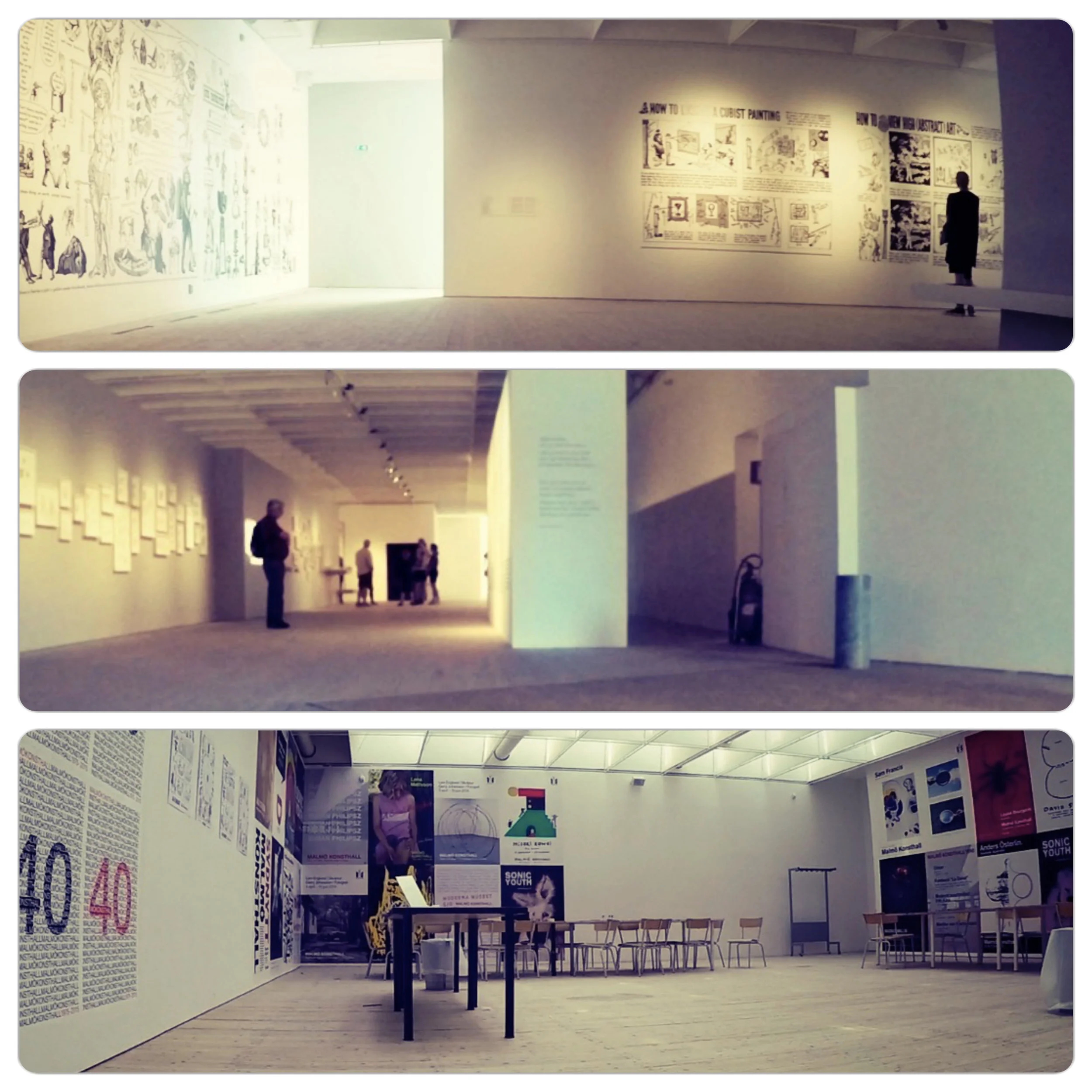 Step-free spacious exhibition halls.