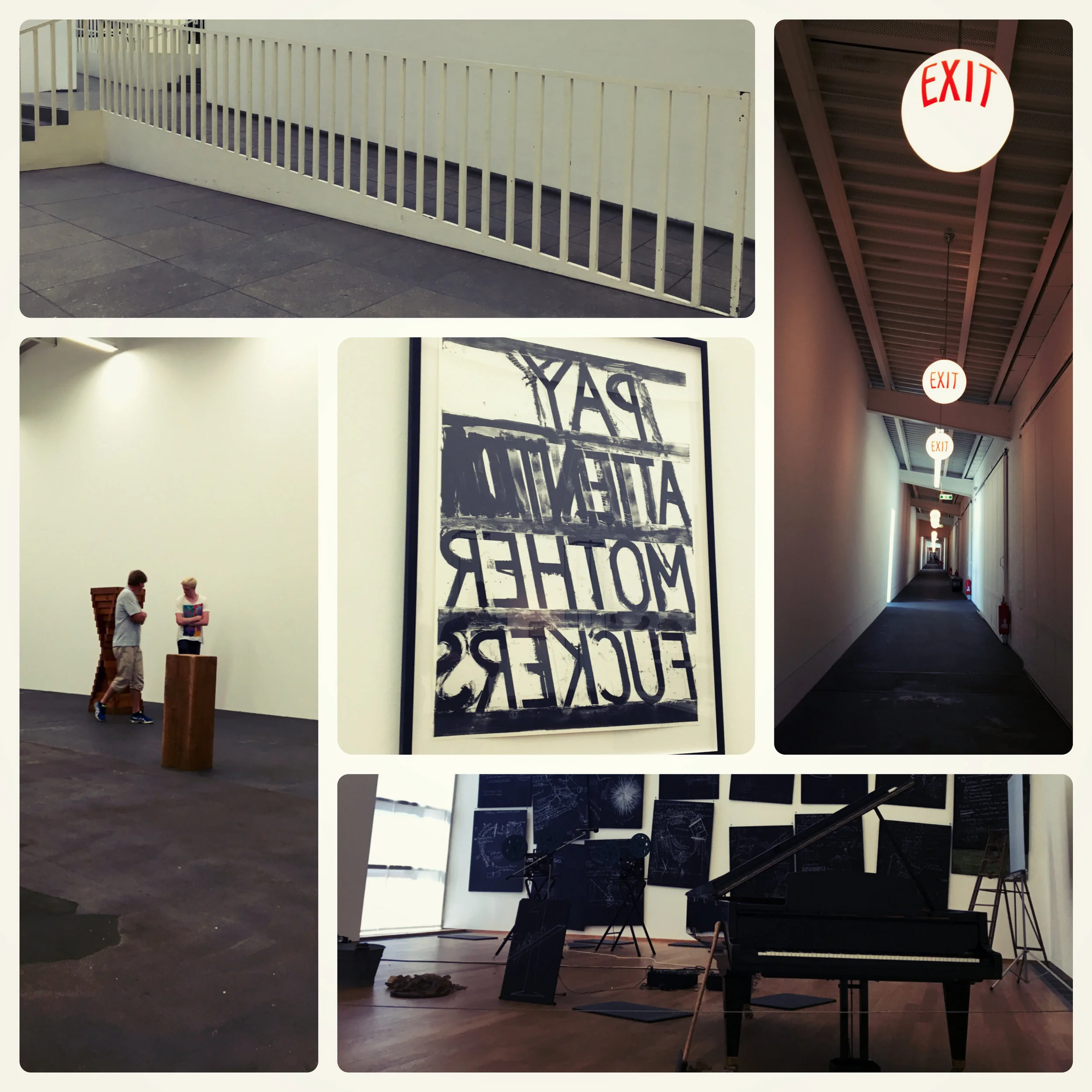 Wheelchair friendly exhibition halls.