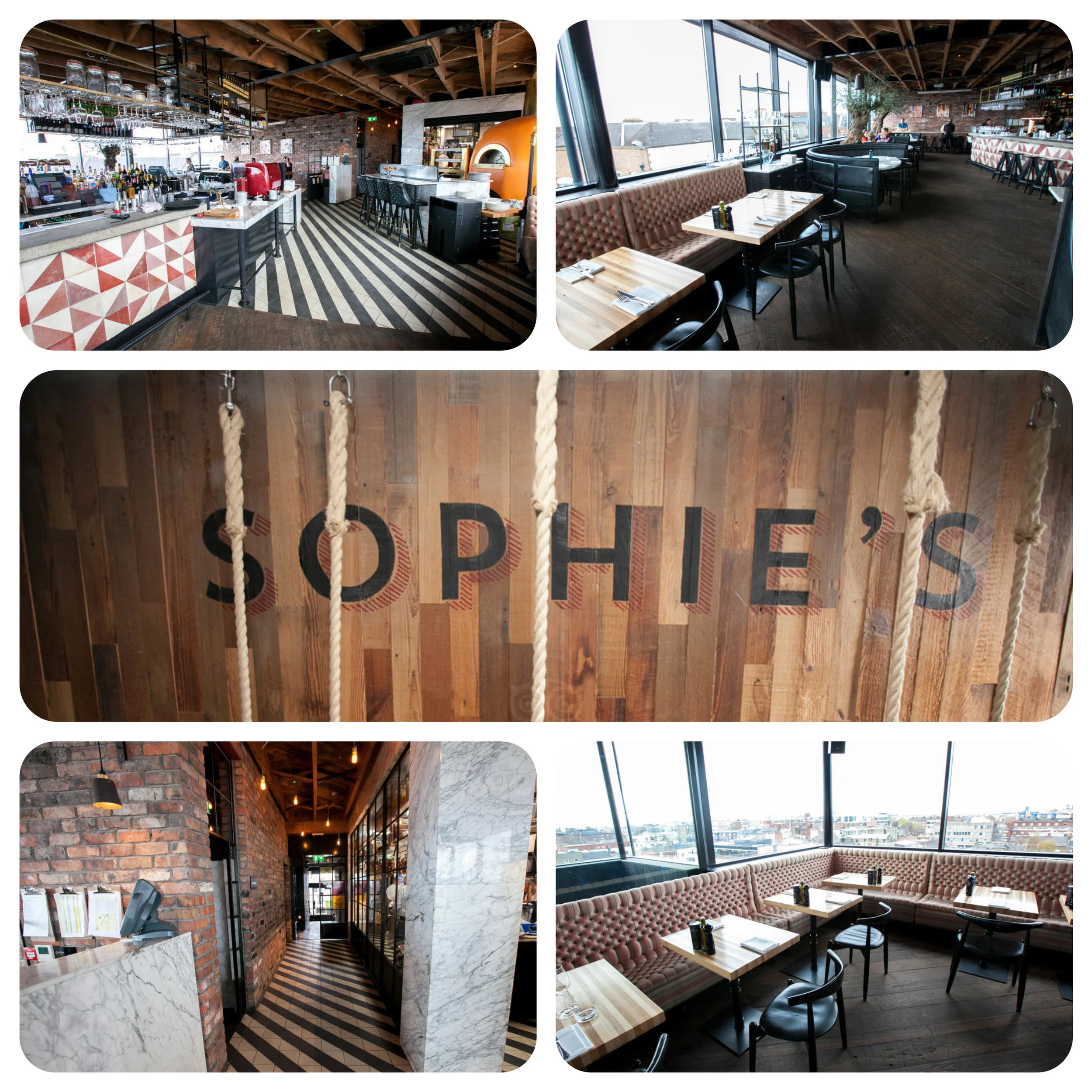 "Food and Drinks at the Dean Dublin are the best in the city. We’ve 3 great spots for you to get serious about food in, too. The Lobby is our hub, breakfast bars, rotisserie chicken, fresh pressed juices and paleo treats – the choice is yours. Jump in the lift and hit up Sophie’s, the rooftop restaurant and bar. Think gorgeous, fresh from the wood fired oven pizzas, beautiful, tasty and fresh dishes and a range of cocktails so good you’ll wanna work your way through the menu. Check out our terrace, too. Blankets, heaters and a cosy outdoor vibe in winter and ‘are ya SURE we’re not in Spain?’ feeling in the summer. Grab a cocktail and stretch out on our big, loungey beds."