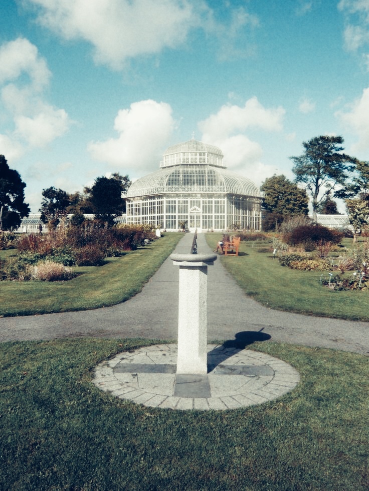Wheelchair-friendly glasshouse located in the National Botanic Gardens