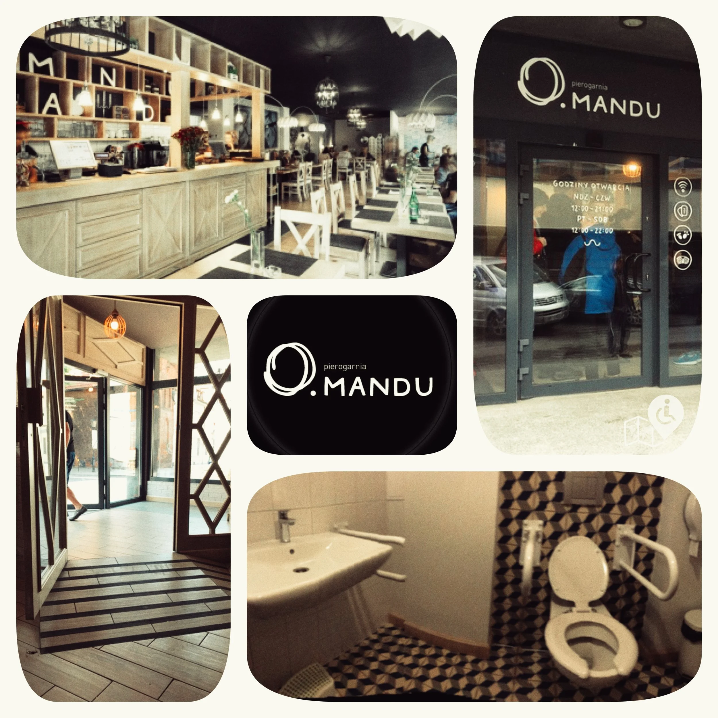 Mandu is a fully-accessible restaurant who serves traditional polish food. Yummy