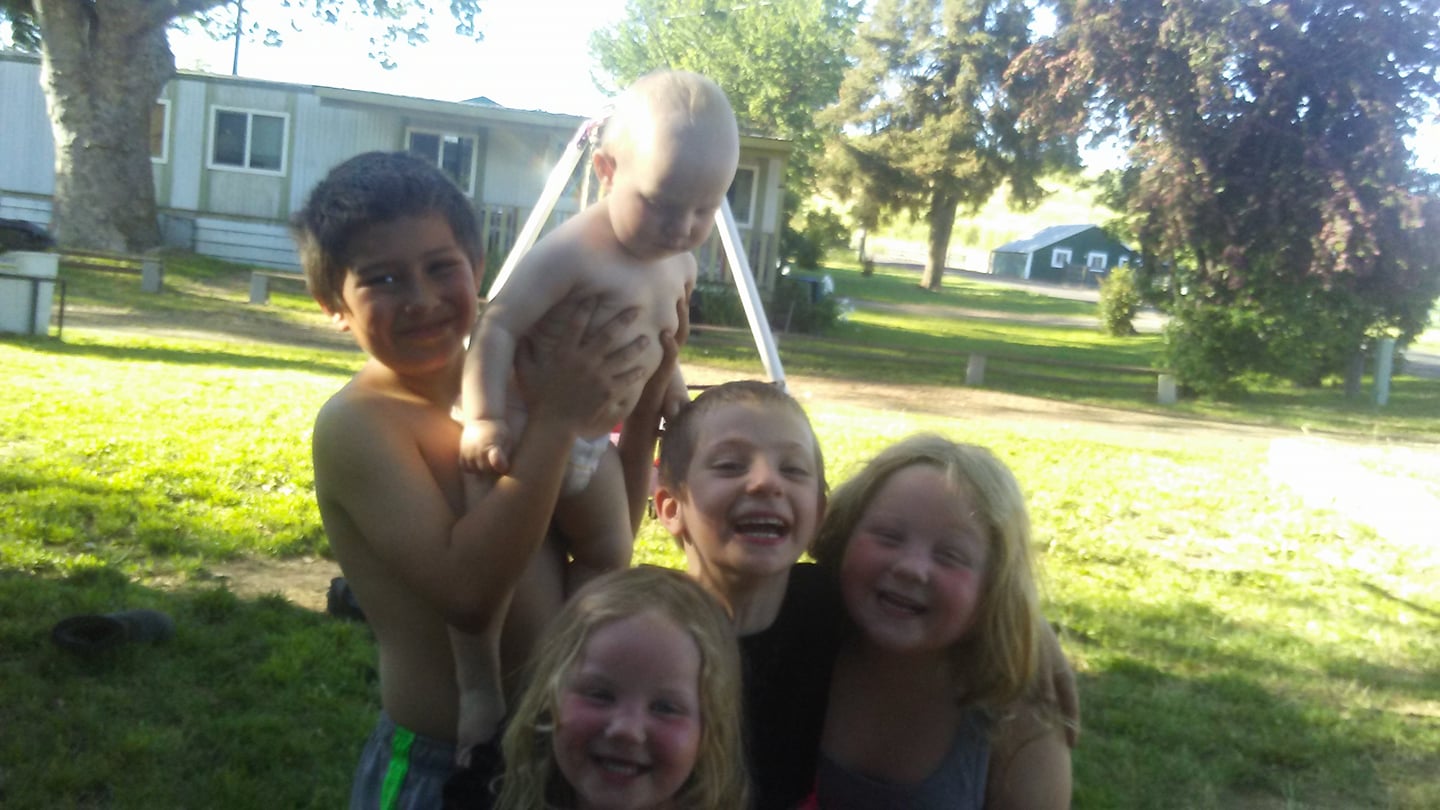 Lloyd and his four siblings.