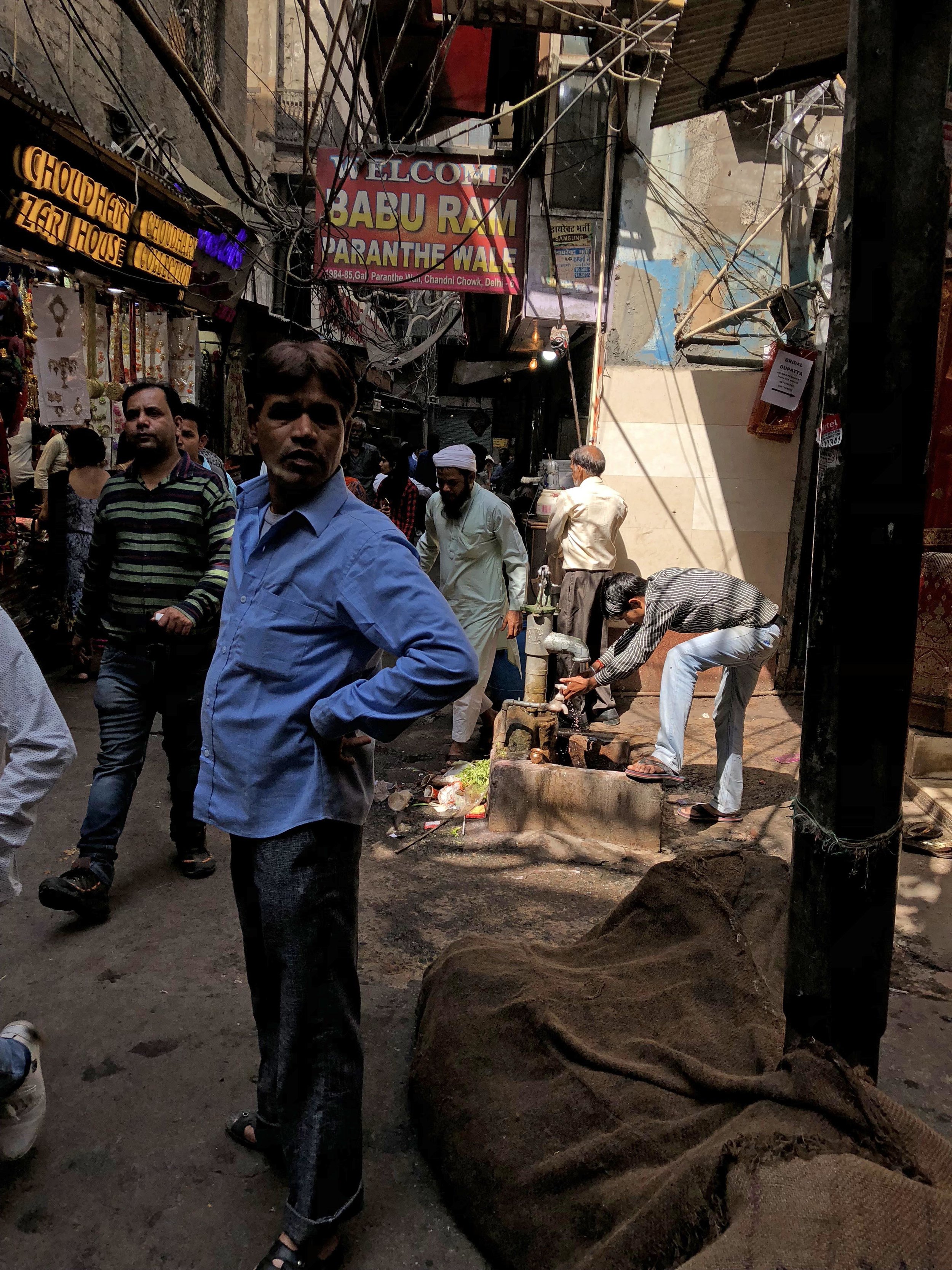 The hustle and bustle of Chandni Chowk in Old Delhi