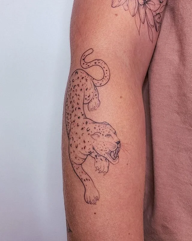 Fierce feline for Rachel 🐆