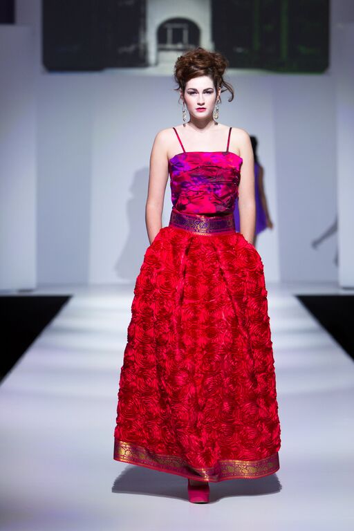 Designer: Fella Vaughn Model: Develop Model Management Stylist: Rosy Beauty Salon
