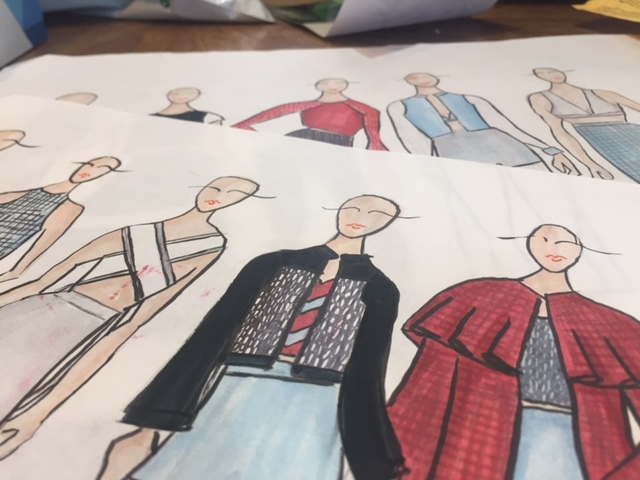 Sketches of the SS18 collection