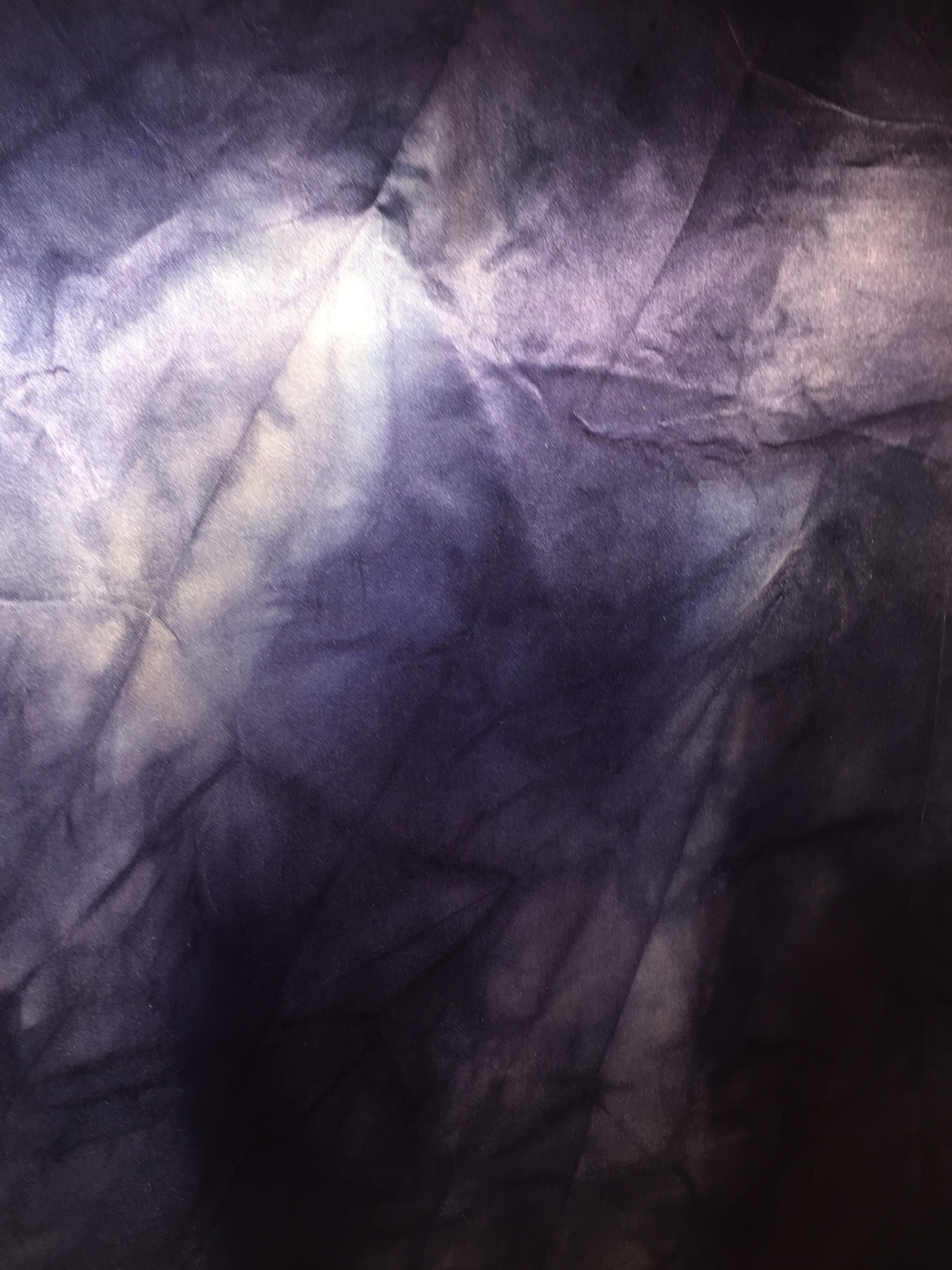 Hand dyed fabric for the SS18 collection
