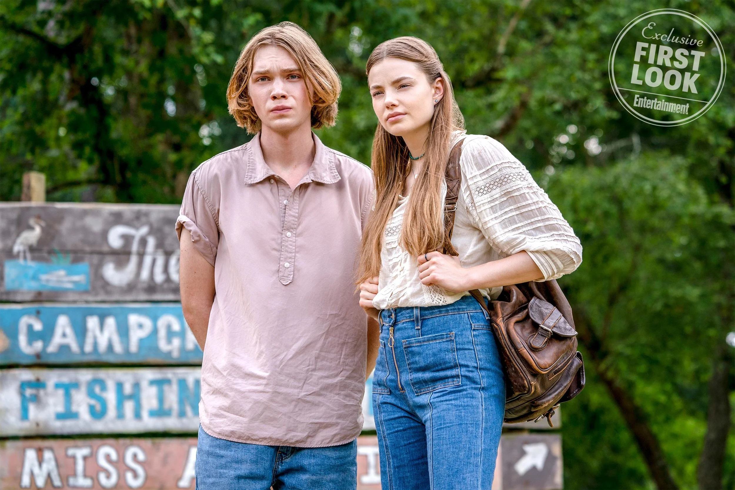 Charlie Plummer as Miles, Kristine Froseth as Alaska. Alfonso Bresciani/HULU