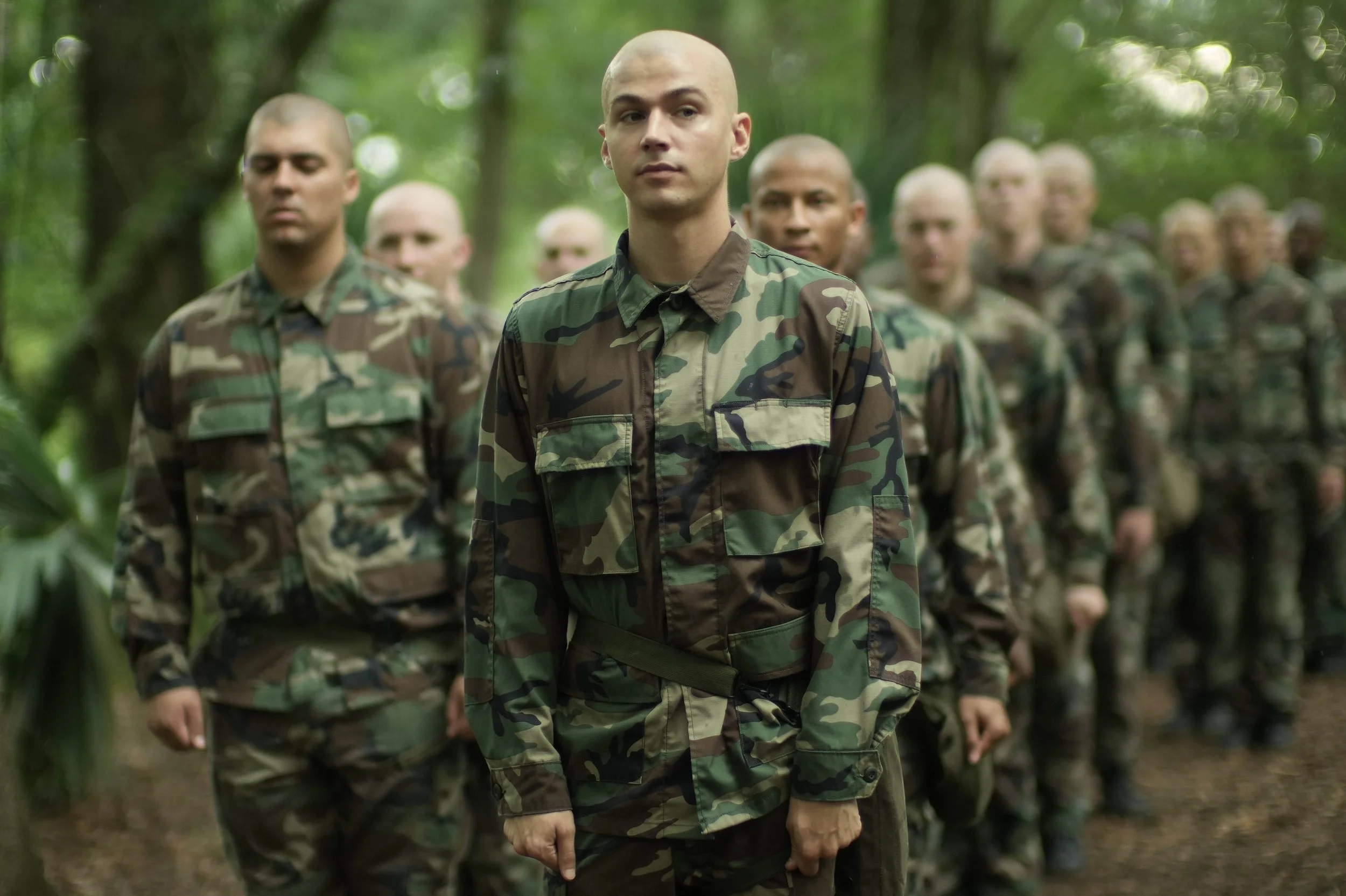  BOOTS. Miles Heizer as Cameron Cope in Episode 102 of Boots. Cr. Alfonso "Pompo" Bresciani/Netflix © 2023 