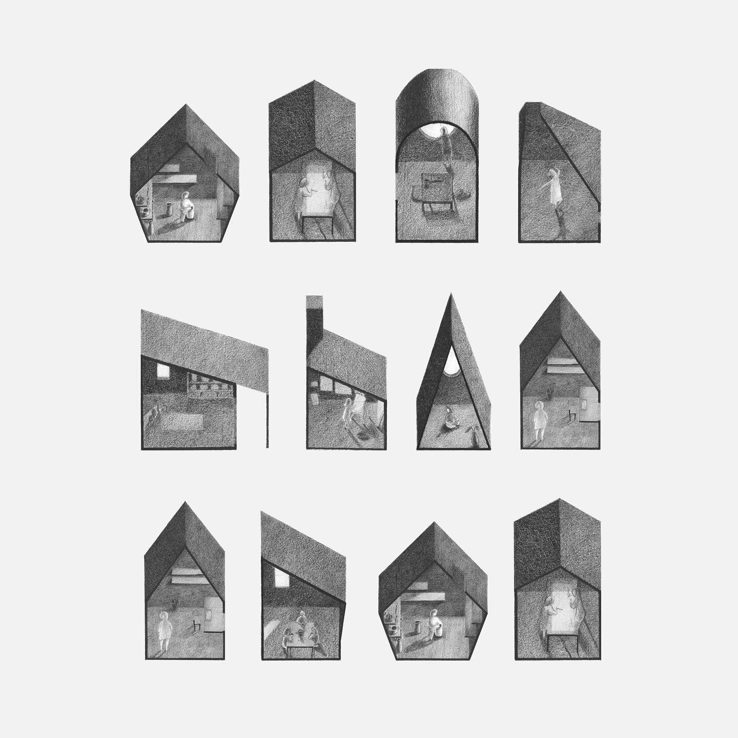 Sketches for 10&rsquo; x 10&rsquo; shed concepts. Drawings by our intern @britneyyan 
.
.
.
#architecture #architecturedrawing #rendering #canadianarchitecture