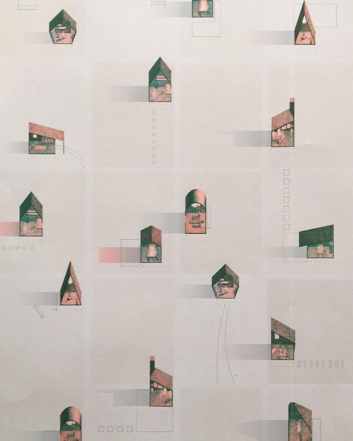 Some process from creating our piece &lsquo;10x10x10&rsquo; for @a83_inst inaugural exhibition, Working Remotely.