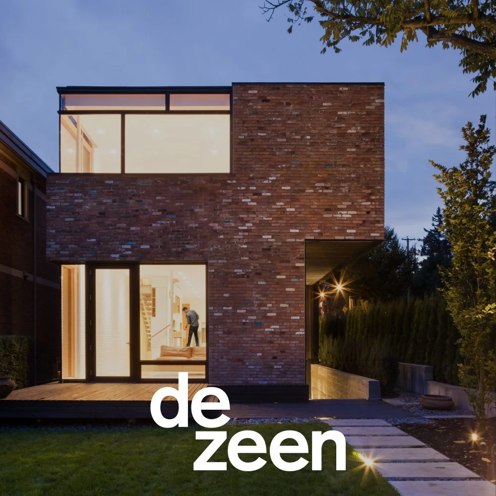 Dezeen features brick house by campos studio.