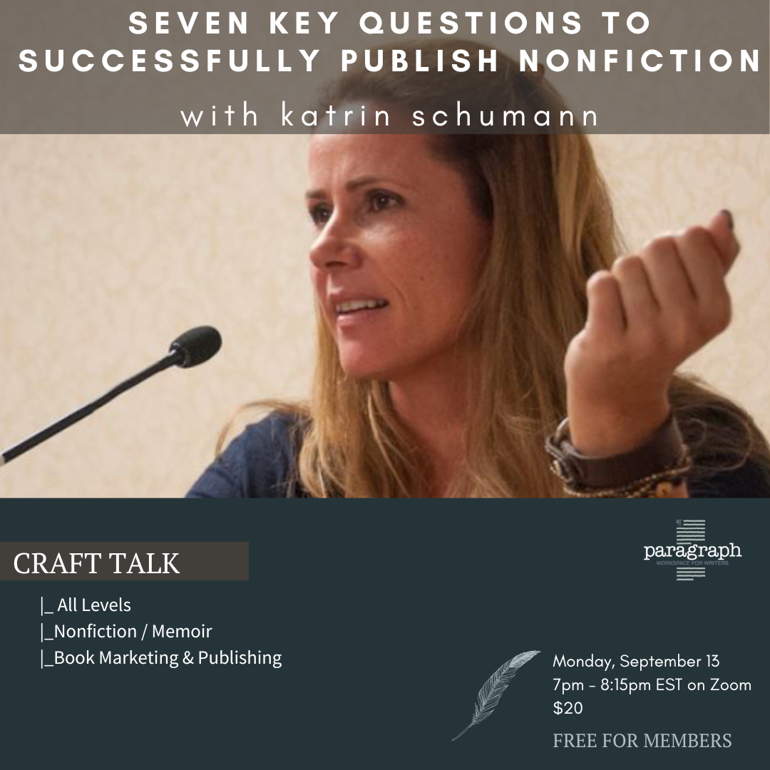 Seven Key Questions to Successfully Publish Nonfiction with Katrin Schumann