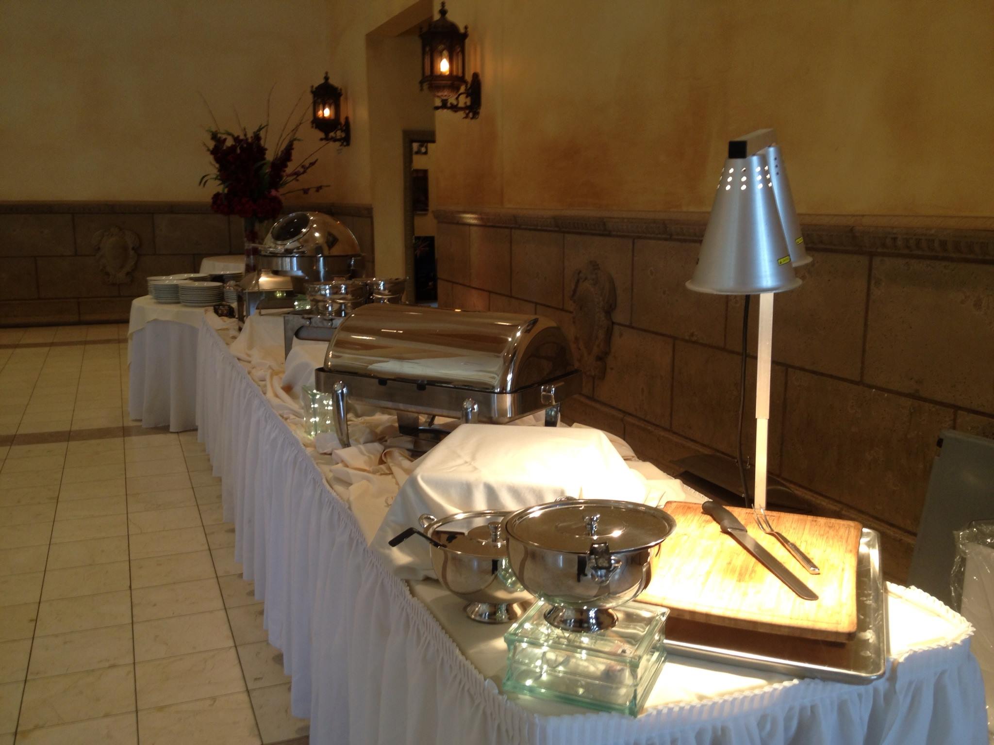 Multiple station buffet at The Castle in Chandler 