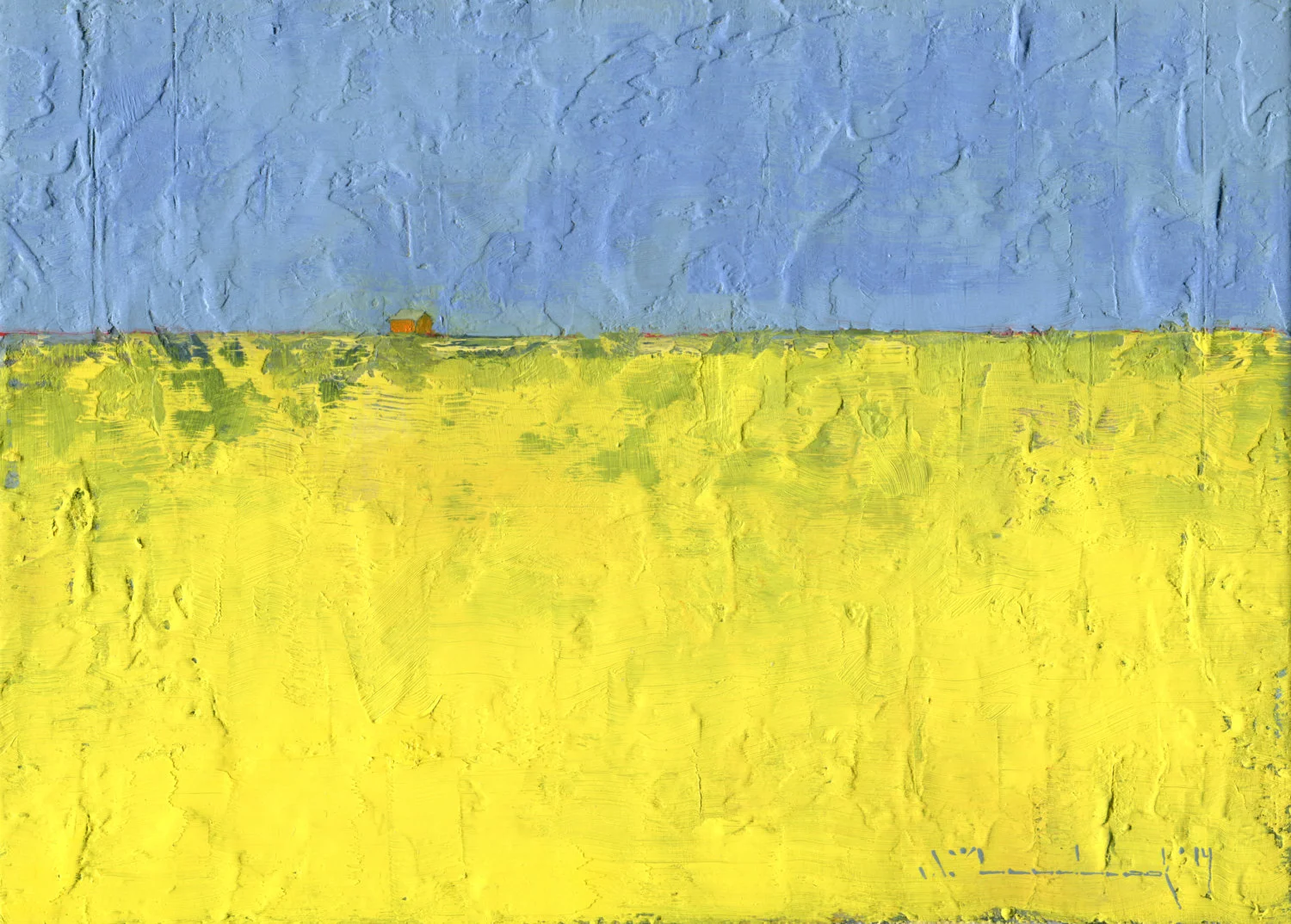 On the Mustard Field (2014) Sold