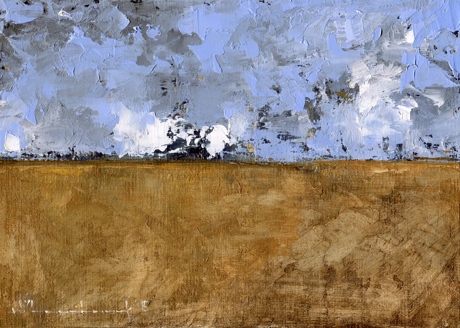A Landscape Windswept (2015) Sold