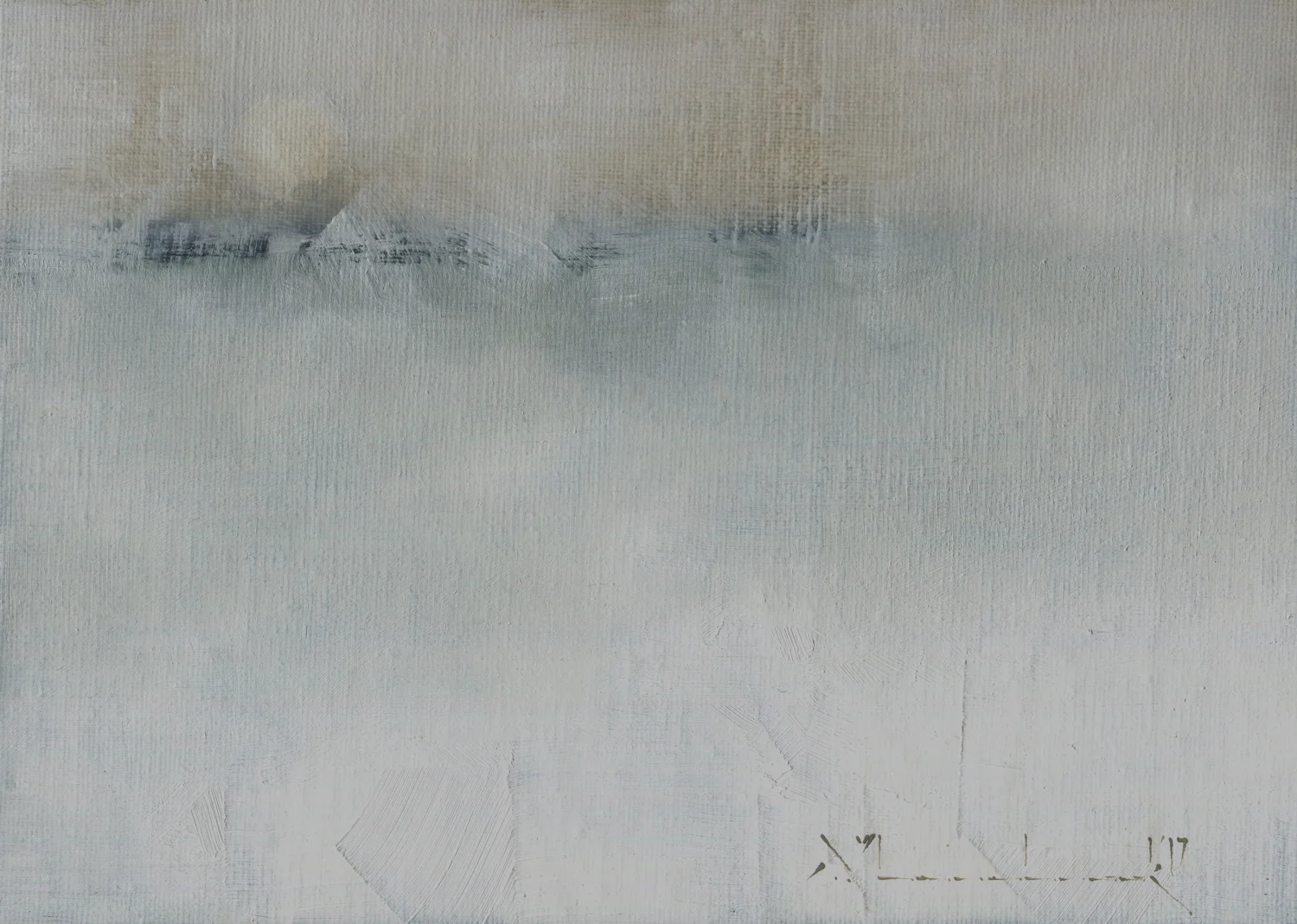 Moon over Fled Ghost Farm (2017) Sold