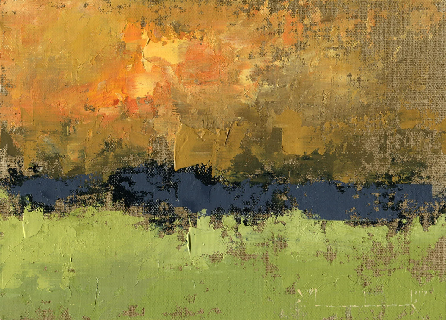 Eifrig Road Sunset (2017) Sold