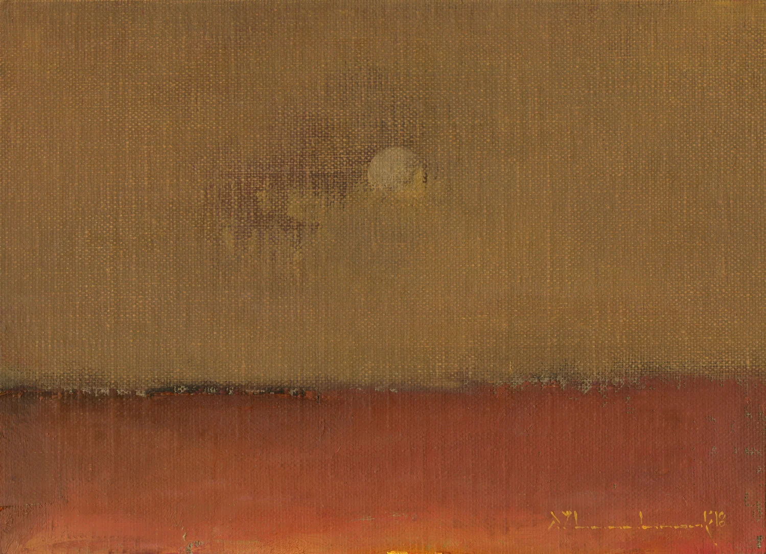 Deming Moon (2018) Sold