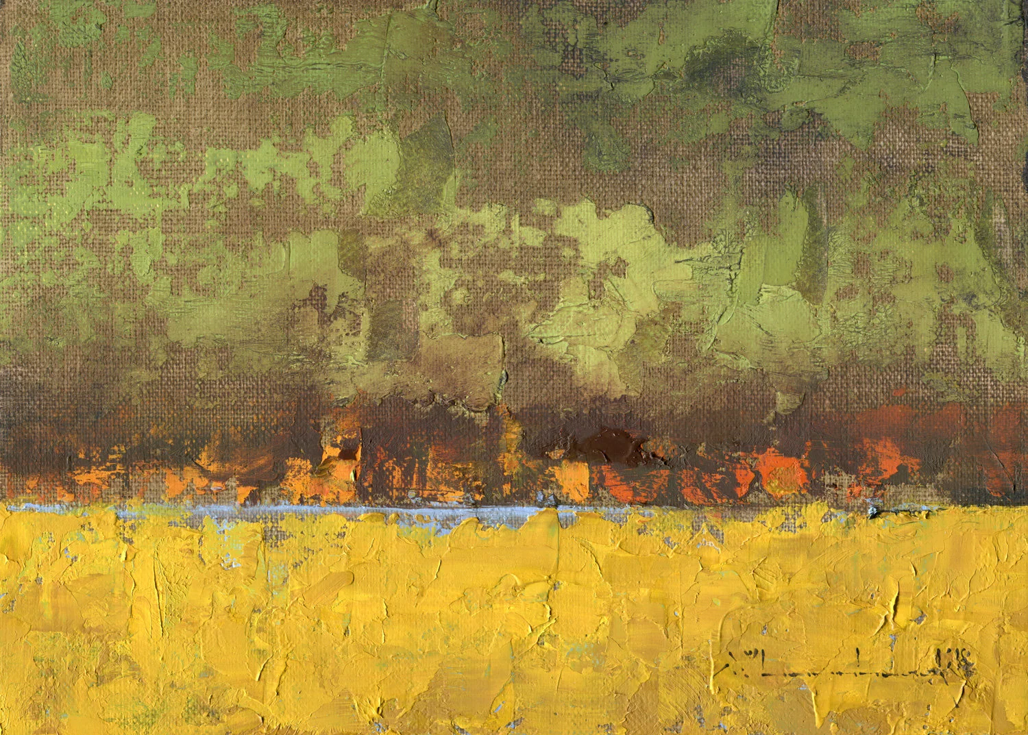 Storm over Windyghoul Pond (2018) Sold