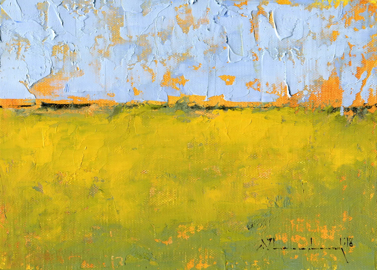 The Mustard Field (2018) Sold