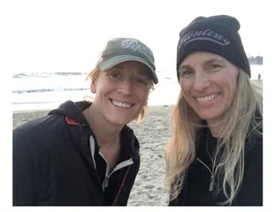 Left: life coach client Kay Ziegenhagen Right: Joy Hansen, Life Coach