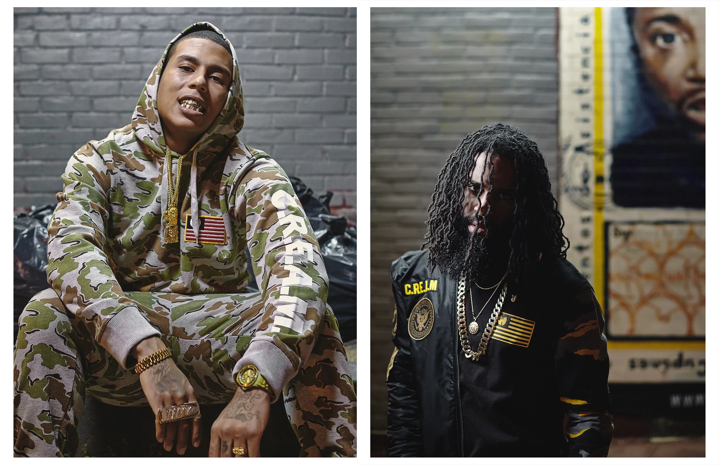 Model : @itsracks x @lyssesg  Wardrobe by @wutangbrand  Styled by @knarlydb   Assistance by @knarly_rodger