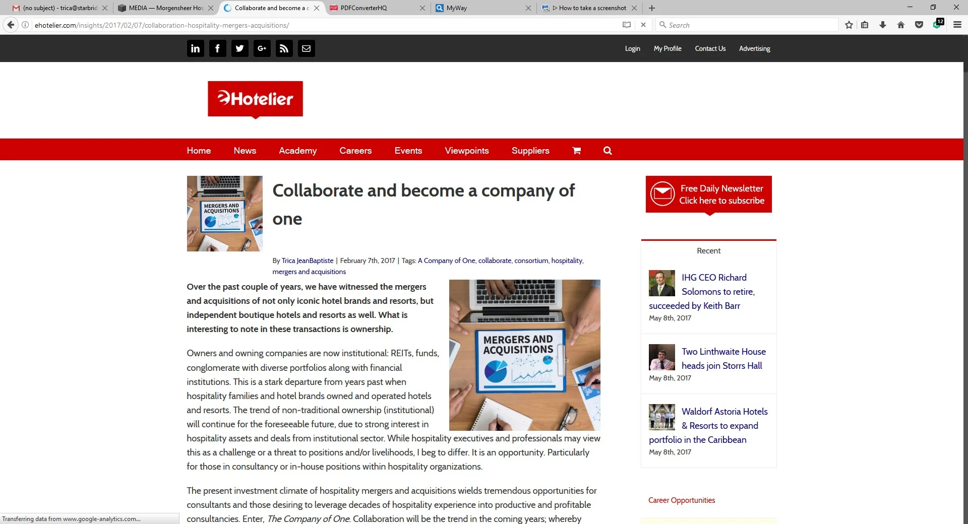 Collaborate and Become A Company of One
