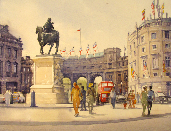 The Queens' Birthday, Trafalgar Sq.