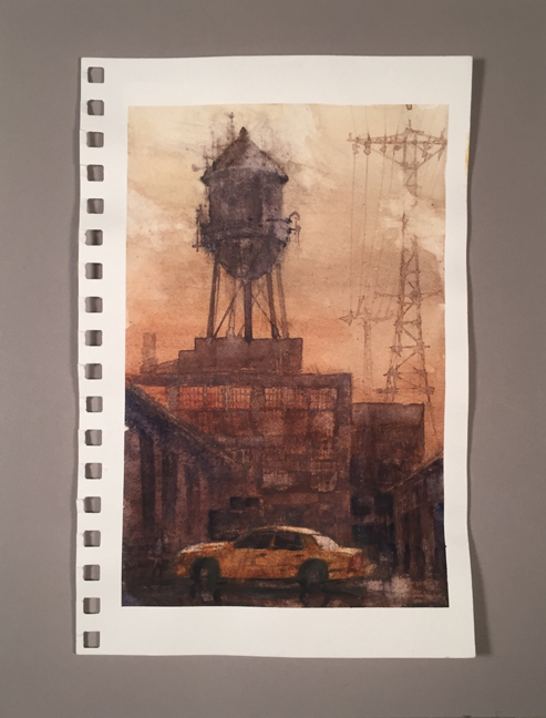 Water Tower Study 1
