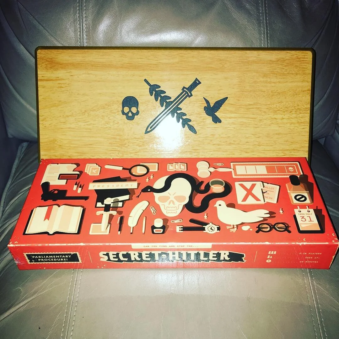 Got my copy of #SecretHitler in the mail today! Now I just need to find people to play it with me! #cardgame #secretrolegame #kickstarter