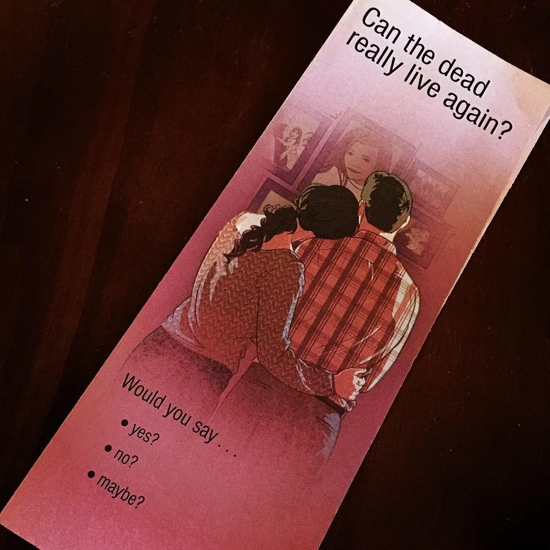 Found this on my door when I got home from work tonight and my first thoughts were, &quot;Did someone really print and hand out fliers on the zombie apocalypse? Are they trying to sell me on some zombie backup plan? Should I be buying a shotgun?&quot