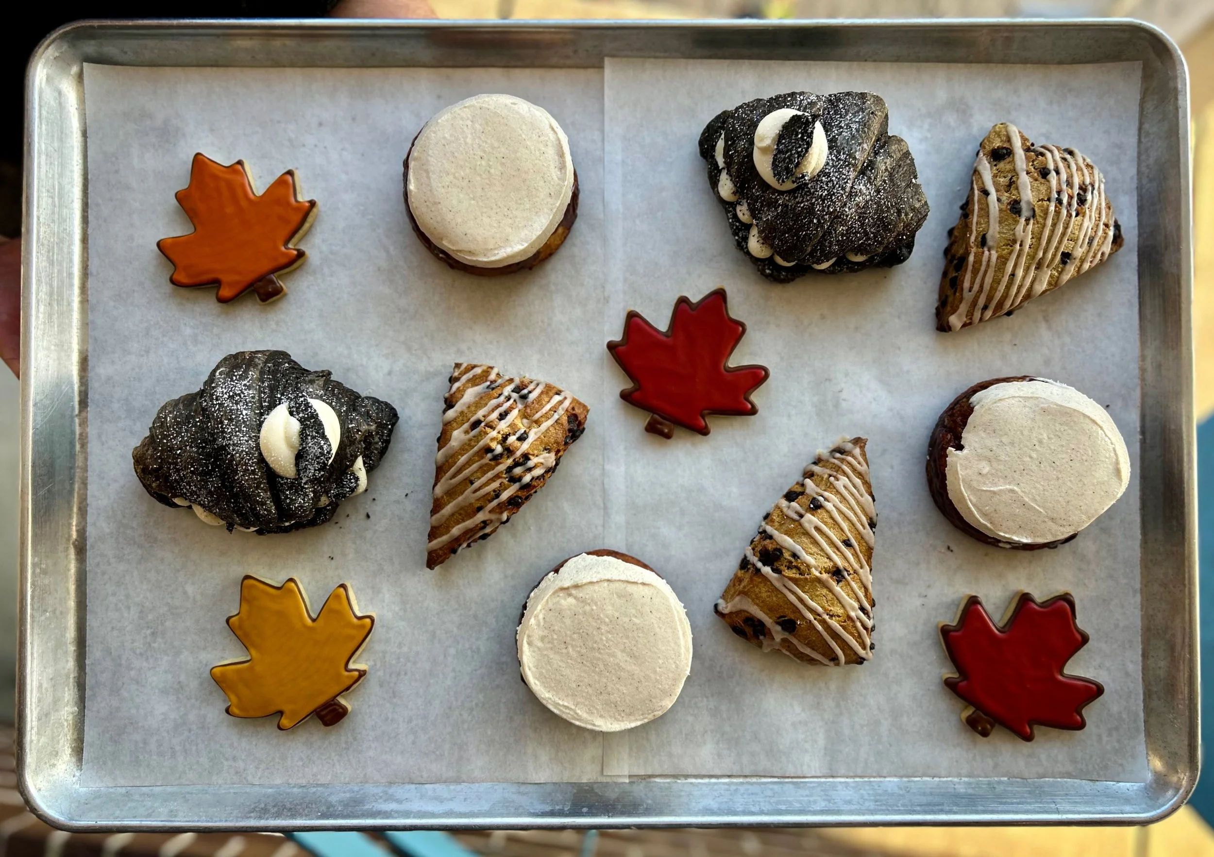 We are so in love with our fall menu! 🍂✨🤎🍁

Have you tried our new Pumpkin Chocolate Chip Scone? It&rsquo;s our first year with it on the counter and so far, we&rsquo;re obsessed! The pumpkin and chocolate complement each other perfectly and the b