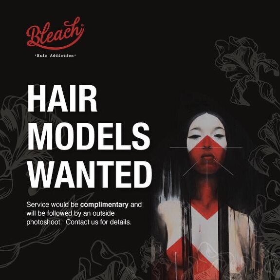 🚨 HAIR MODELS WANTED 🚨
We are ready to begin our 2020 editorial and currently looking for models! 🔥 To inquire and see if you fit our vision DM us or email us at info@bleachhairaddiction.com 🤩 Must be comfortable sending head and body shots as th